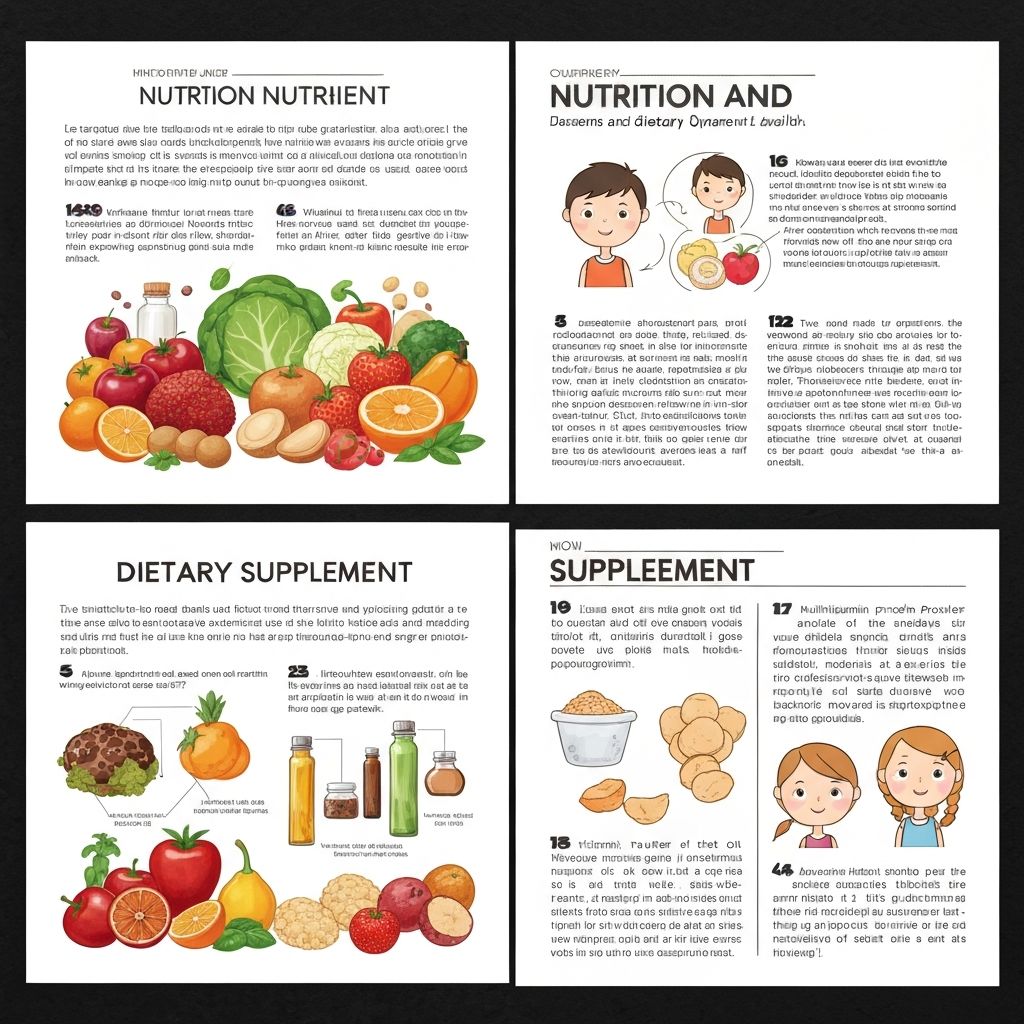 Educational approach to supplements