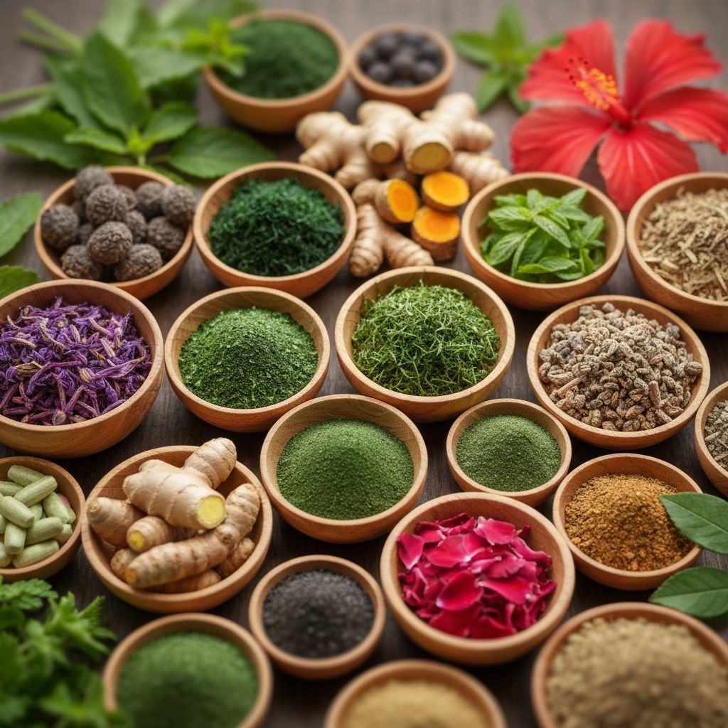 Natural herbs and plants